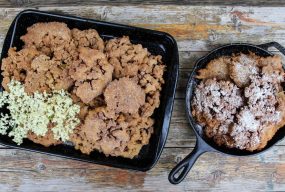 Fried Elderflower Blossoms (Hollerkrapfen)