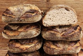 Tourte de Meule with Wheat Sourdough TA 160