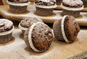 Spelt Gingerbread Muffins